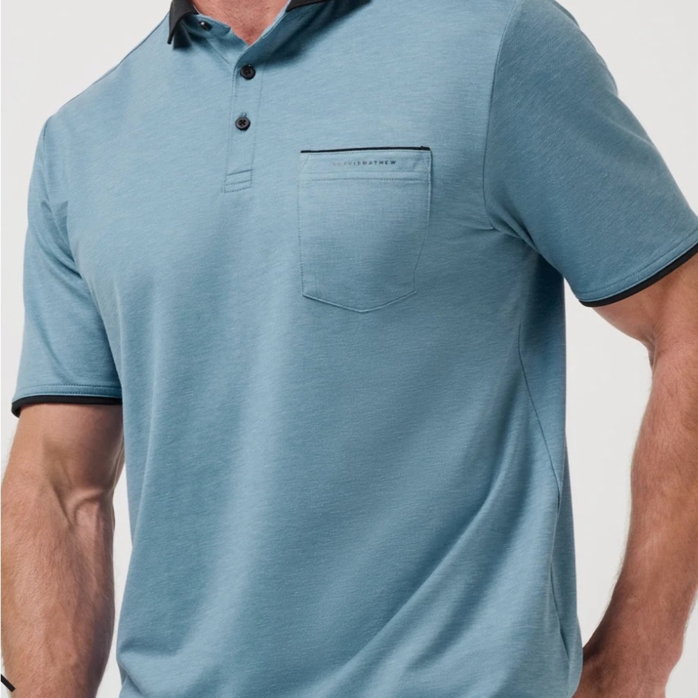 Men’s Travis Mathew Golf Featherweight Pocket Polo Small MSRP $105 - Picture 7 of 7